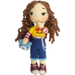 عروسک بافتنی هلنا خانوم 