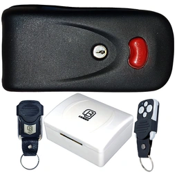 قفل برقی کله گاوی + 2 ریموت و رسیور ترانس دار بتا (5 کلید)