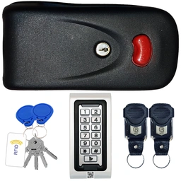 قفل برقی کله گاوی مدل 2 ریموت و 2 تگ و 2 کارت کد 1206