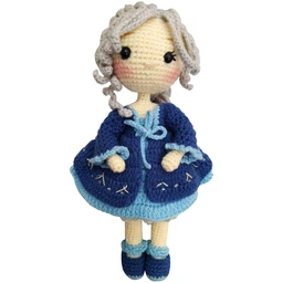 عروسک بافتنی دختر السا