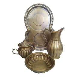 سرویس سماور تمام برنجی آنتیک شده