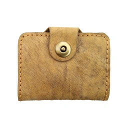 کیف  جا کارتی چرم طبیعی دست دوز مدل kkg-02 