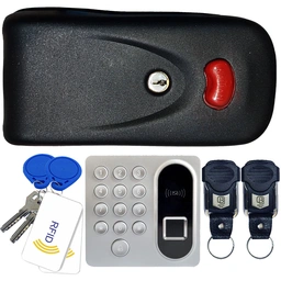 قفل برقی اثرانگشتی/رمزی/تگ/کارت/ریموتی بتا (5 کلید) کد b3