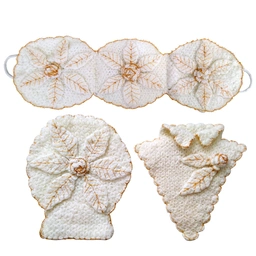 سرویس لیف حمام عروس و داماد مدل گلد 