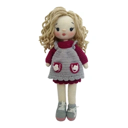 عروسک بافتنی نیلا خانوم