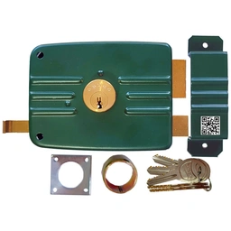 قفل حیاطی پنج ستاره تری لاین مدل کلید دوشیار