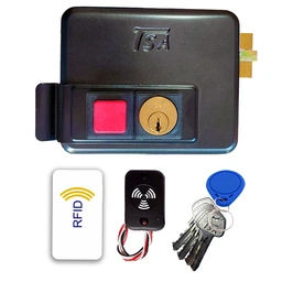 قفل برقی حیاطی تسا TSA مدل تگ و کارت (5 کلید) کد 7070