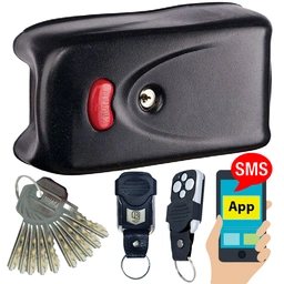 قفل برقی کاویان ریموتی و پیامکی (10 کلید دوپله)