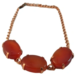 دستبند سه نگین مسی