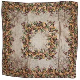 روسری زنانه ابریشم مامی دست دوز میس رسپینا مدل 10