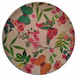 بشقاب بامبو مدل پروانه