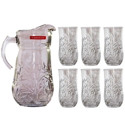 ست پارچ و لیوان 7 پارچه نوری تازه مدل نارسیس کد 372101w