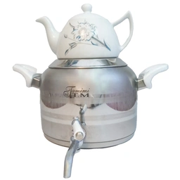 ست قوری و کتری استیل درجه یک