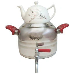 ست قوری و کتری استیل درجه یک