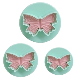 قالب فشاری شیرینی مدل پروانه بسته سه عددی