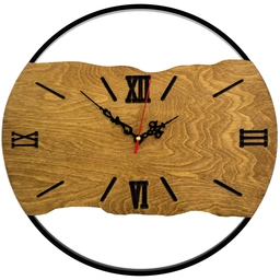 ساعت دیواری چوبی آراوود مدل LA