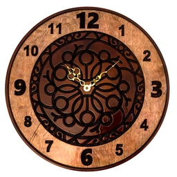 ساعت دیواری چوبی آراوود مدل روسو