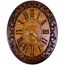 ساعت دیواری چوبی آراوود مدل روزنتال