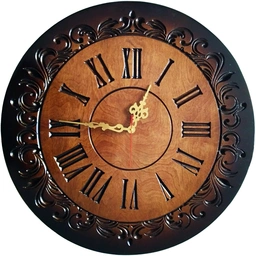 ساعت دیواری چوبی آراوود مدل روزنتال
