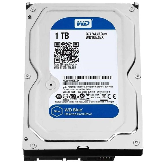 هارددیسک اینترنال وسترن دیجیتال مدل Blue WD10EZEX ظرفیت 1 ترابایت